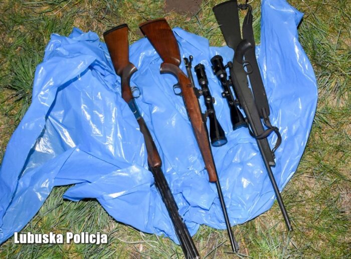 kpp słubice, kryminalni, kradzież, sejf, broń myśliwska