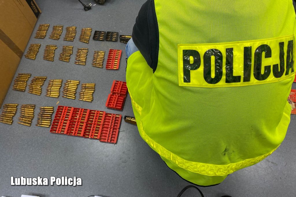 kpp słubice, kryminalni, kradzież, sejf, broń myśliwska