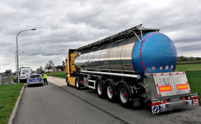 itd opole, kontrola, ciężarówka, olej sojowy