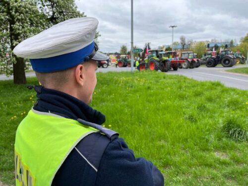 łódź, łódzkie, blokada, protest rolników