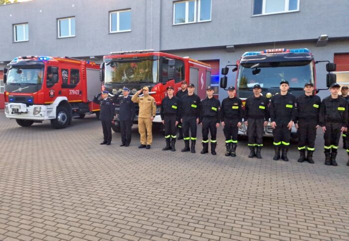 śmierć druha, druh osp, osp, ćwiczenia