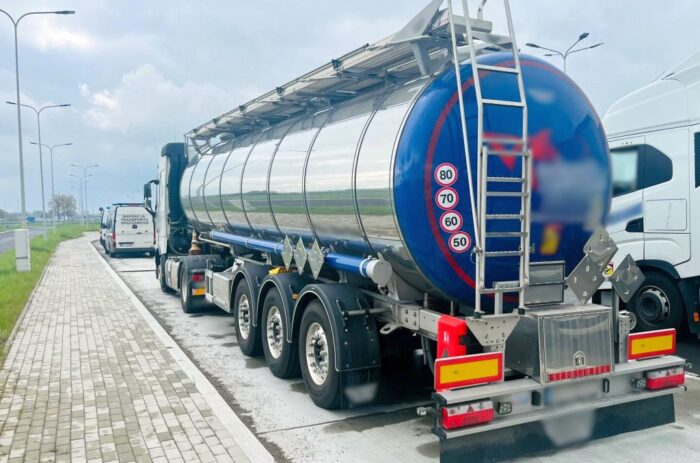 cysterna, śmietana, ukraińska ciężarówka, kaucja