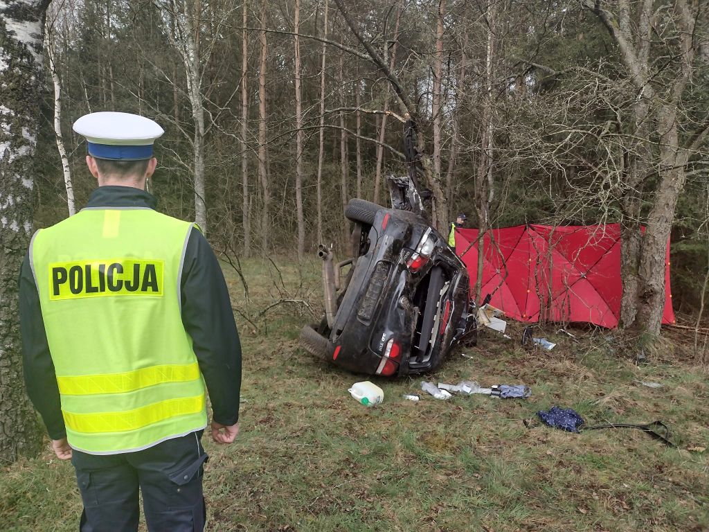 kpp szczecinek, wypadek, zdarzenie drogowe, zderzenie, ciągnik