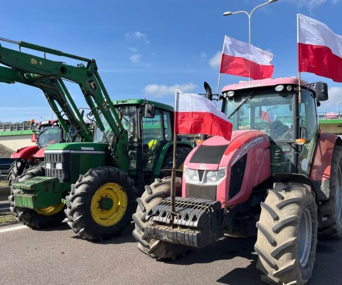 protest rolników, urząd wojewódzki, szczecin, zielony ład