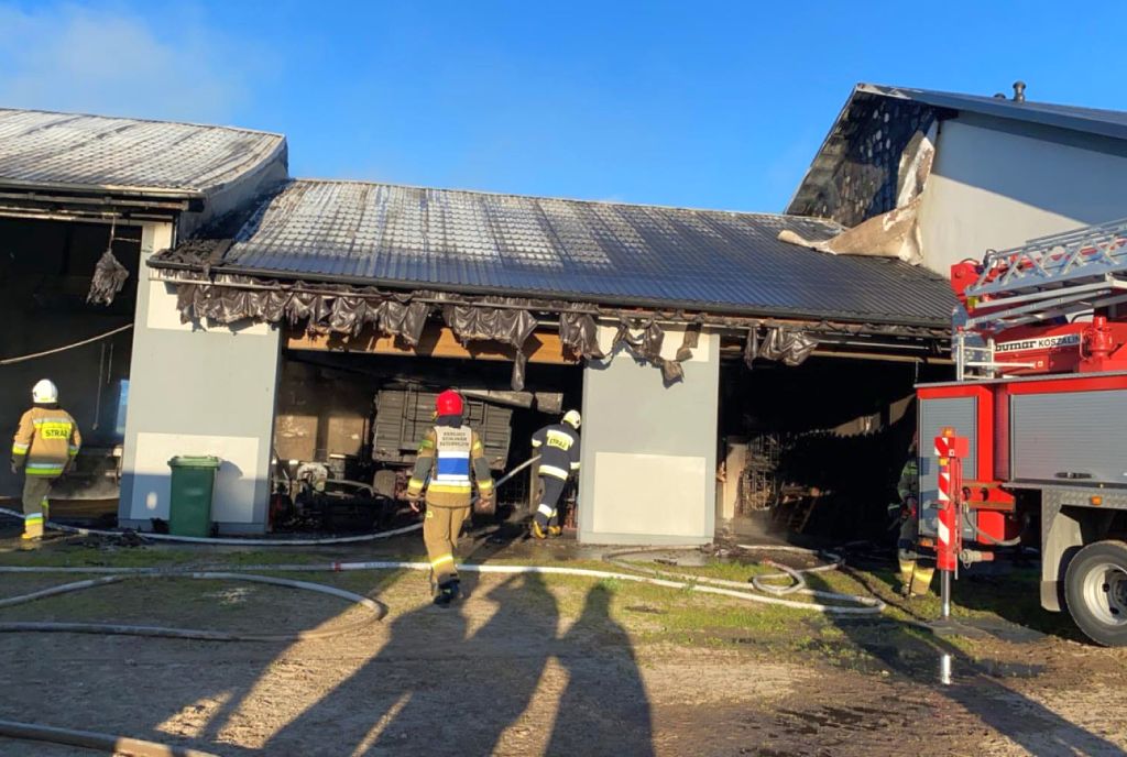 pożar, gospodarstwo, pożar budynku, śmierć mężczyzny