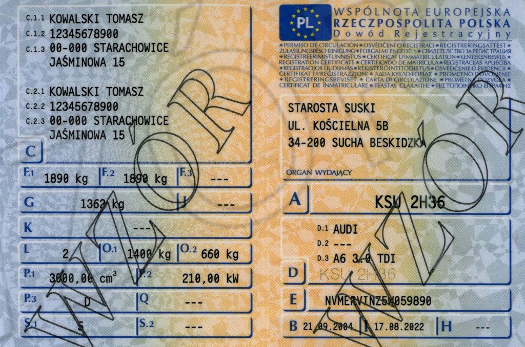 ministerstwo cyfryzacji, dowód rejestracyjny, dowody rejestracyjne, rejestracja pojazdów