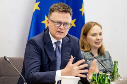 marszałek sejmu, hołownia, rolnicy, spotkanie