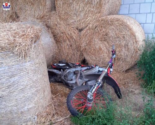 zdarzenie drogowe, zderzenie, motocykl, śmierć motocyklisty