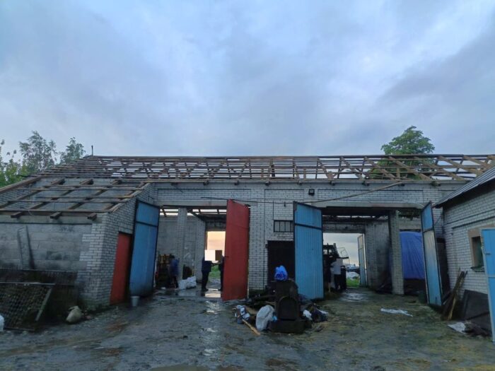 interwencje, straż pożarna, gospodarstwa, burze