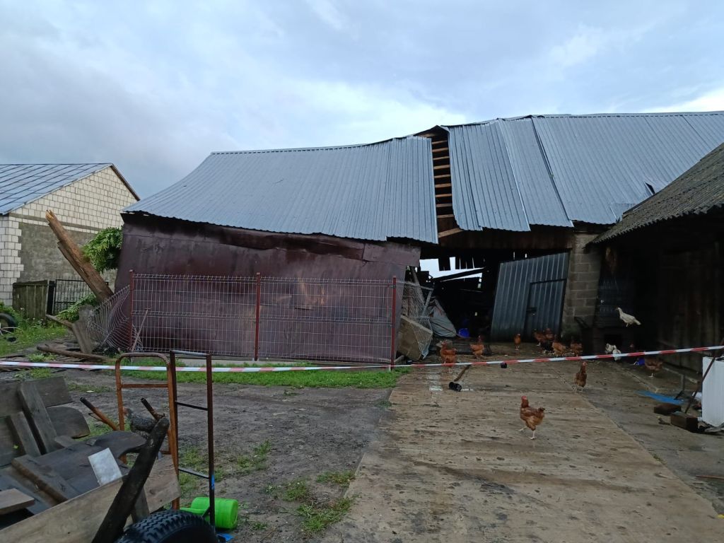 interwencje, straż pożarna, gospodarstwa, burze