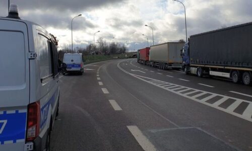 protest rolników, przejście graniczne, hrebenne, blokada