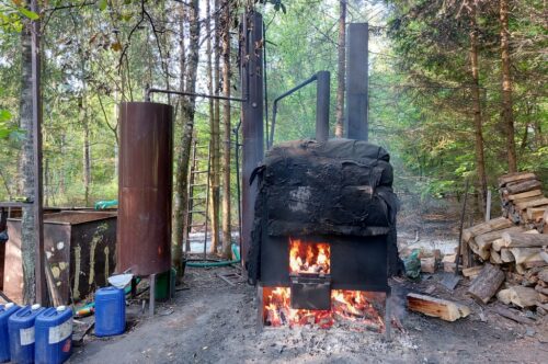 podlaska kas, bimbrownia, leśna bimbrownia, produkcja alkoholu