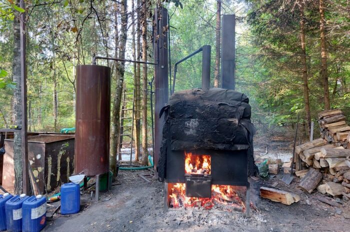 podlaska kas, bimbrownia, leśna bimbrownia, produkcja alkoholu