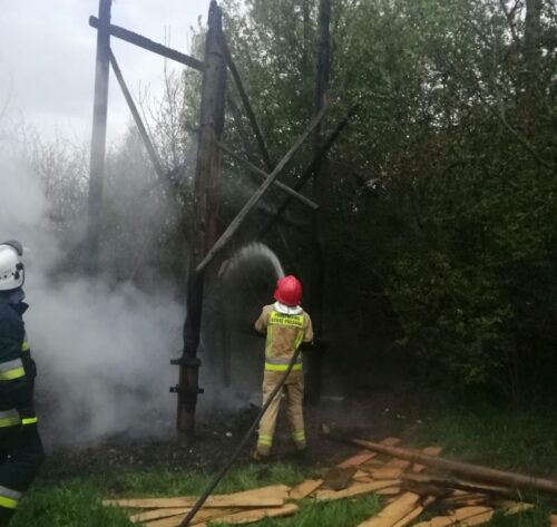 kpp garwolin, podpalenia, podpalacze, ambony myśliwskie