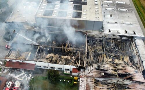 oględziny, pogorzelisko, śledczy, pożar