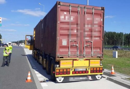 witd olsztyn, kontrola, ciężarówka, pasza