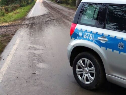 rolnik, traktorzysta, zanieczyszczenie jezdni, obornik