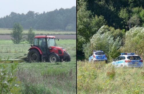 koszenie trawy, traktorzysta, zwłoki, śmierć mężczyzny