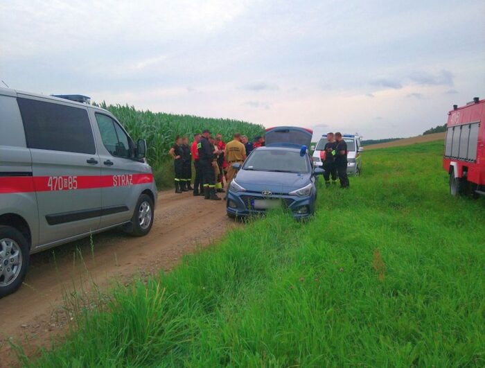 zaginiony, poszukiwania, traktorzysta, rolnik