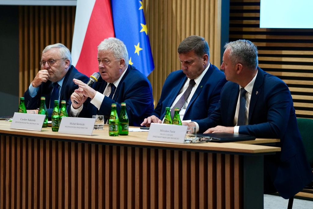 minister rolnictwa, ukraina, rozsypane zboże, incydent