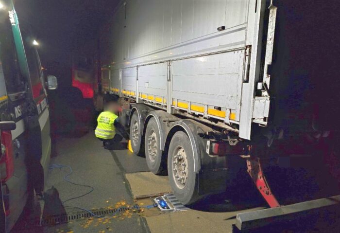 itd, ciężarówka, ważenie pojazdów, transport jabłek