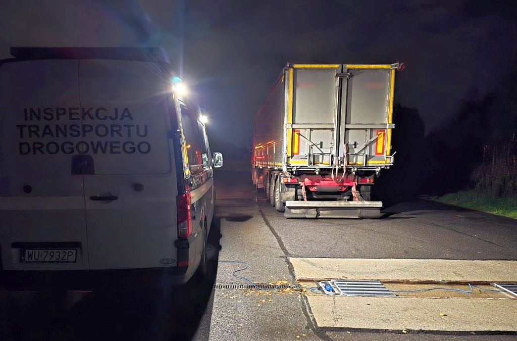 itd, ciężarówka, ważenie pojazdów, transport jabłek