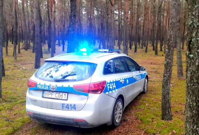 prace leśne, kłoda, przygniecenie, śmierć mężczyzny