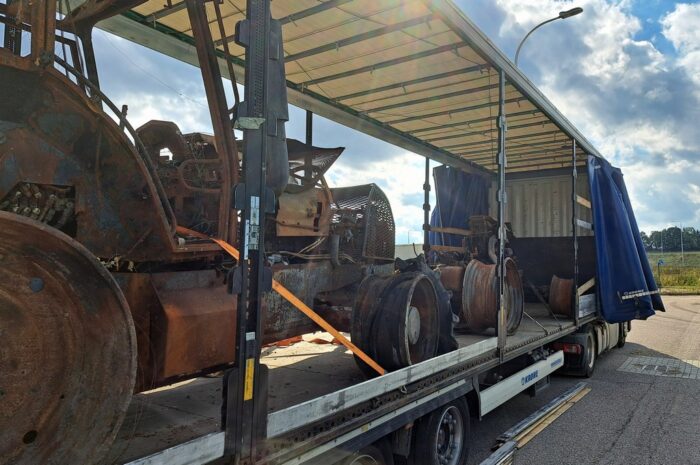 kontrola, ciężarówka, granica, maszyny