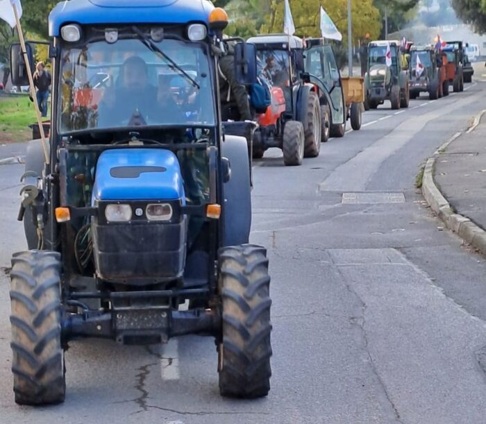 francja, paryż, rolnicy, protest rolników
