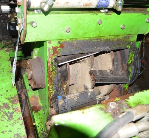 wypadek, rębak, noże, ręka