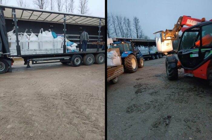 mir, powodzianie, pomoc dla powodzian, zbiórka zboża