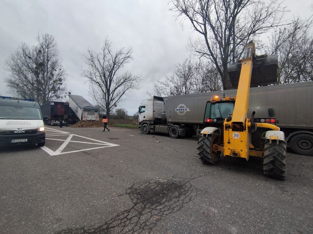 witd szczecin, kontrola, ważenie pojazdu, buraki cukrowe