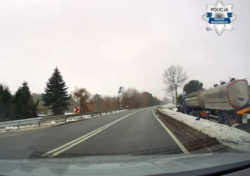 zderzenie, ciężarówka, mleko, auto