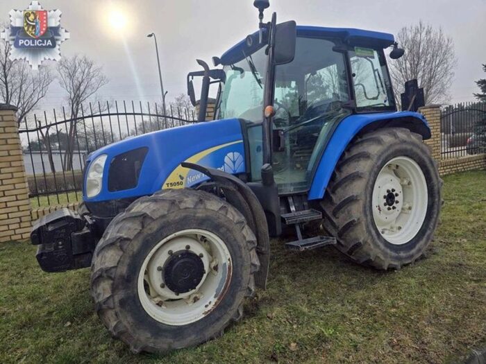kpp polkowice, przywłaszczenie, ciągnik, odzyskany ciągnik