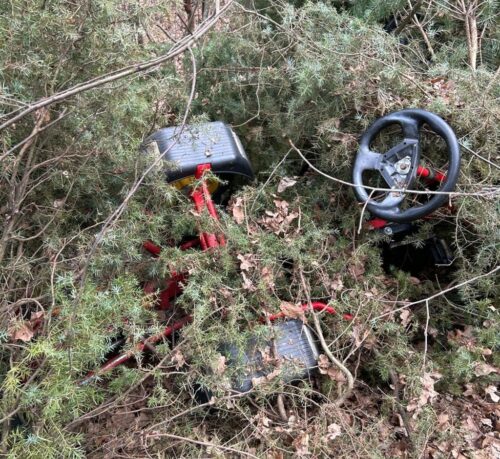 kradzież, wóz zaprzęgu, kosiarka, hala