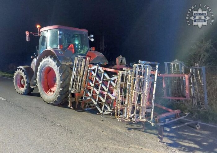 zderzenie, ciągnik, auto, bmw