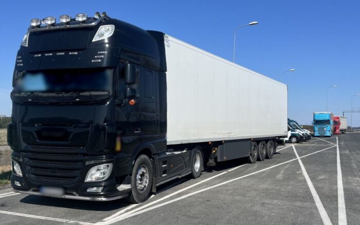 itd, kontrola drogowa, ciężarówka, ryby mrożone