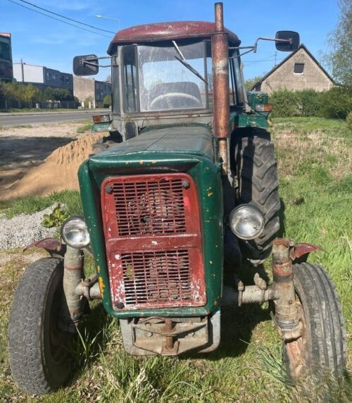 pijany traktorzysta, kontrola, tablica na ciągniku, mandat