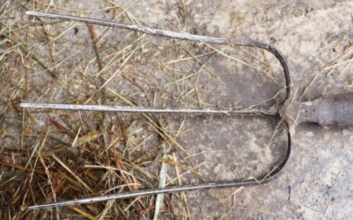 widły, policja, interwencja, atak