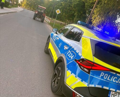 kontrola, dzielnicowy, pijany traktorzysta, nietrzeźwy kierowca