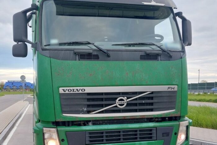 kontrola, ciężarówka, zboże, rozładunek