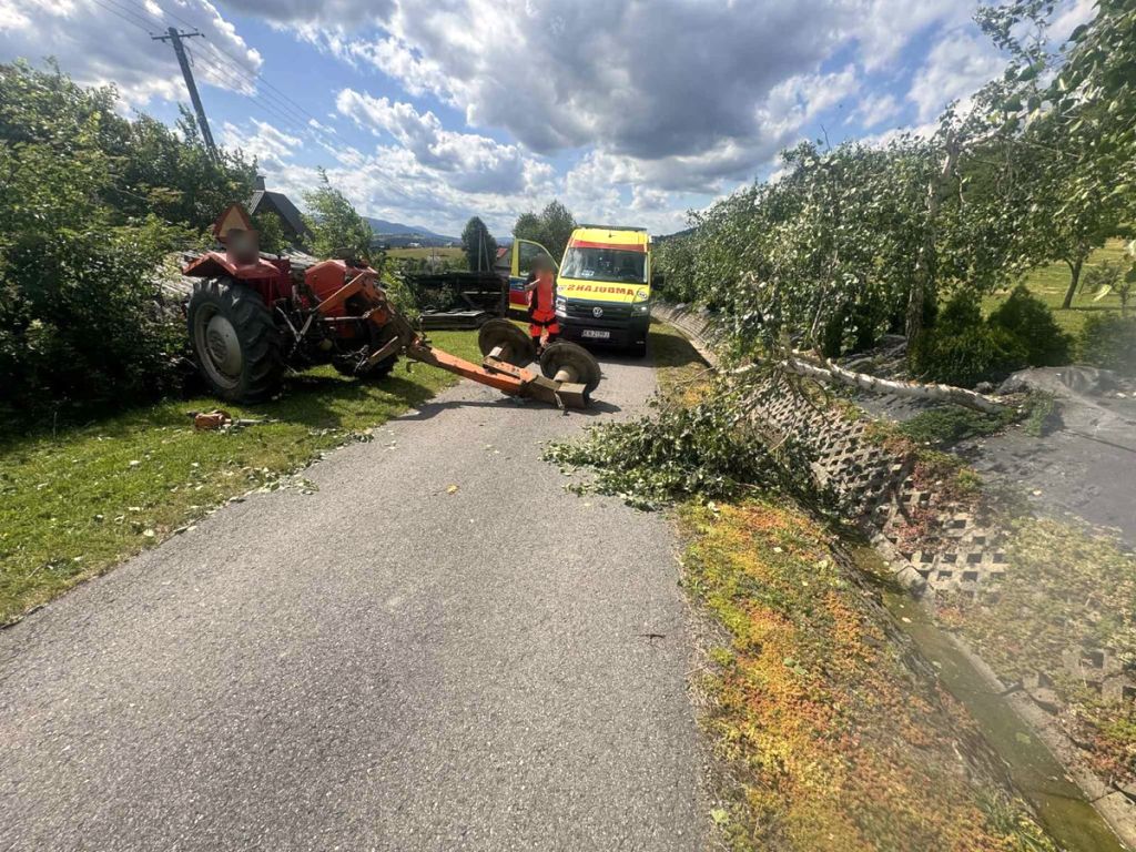 prace polowe, wypadek, ciągnik rolniczy, pijany traktorzysta