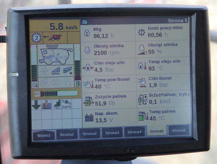 Demo Tour Case IH 2015 - kombajn Case IH 8240