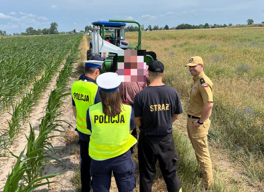kontrole, kontrole rolników, strażacy, policja