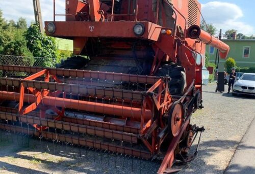 heder, kombajn, kombajnista, nietrzeźwy kierowca