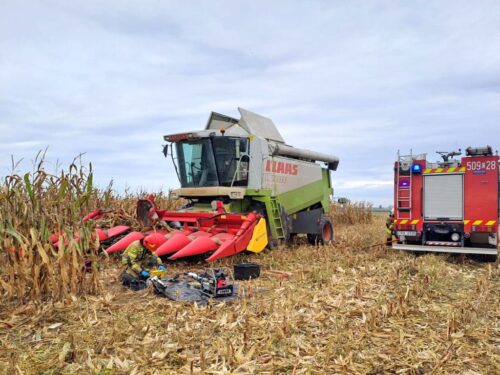 krus, wypadek, prace rolnicze, prace polowe