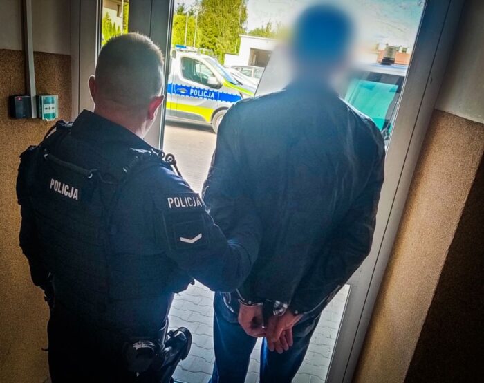 zatrzymanie, pożar, suche trawy, podpalacz