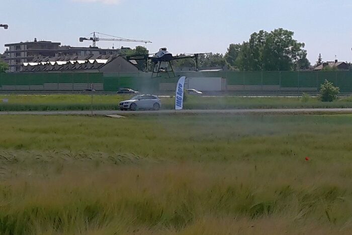 drony w rolnictwie, wei, środki ochrony roślin, opryski z dronów