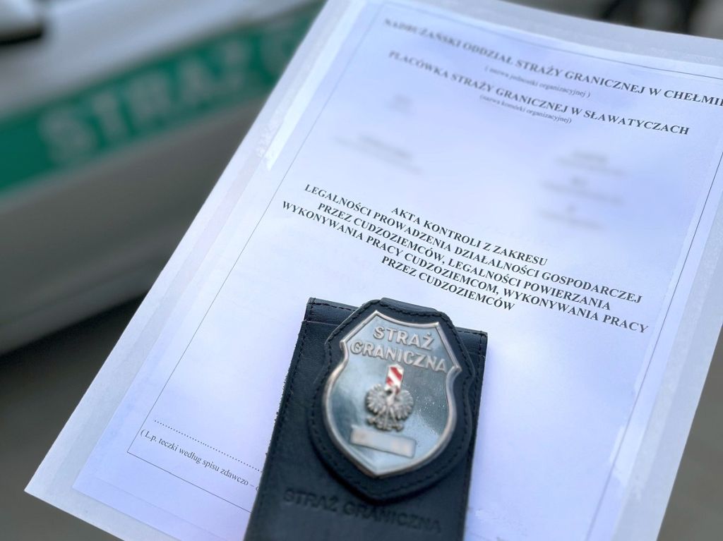 pogranicznicy, kontrola, gospodarstwo, nielegalna praca