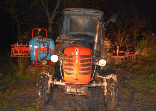 kontrola drogowa, pijany traktorzysta, zajęcie ciągnika, brak uprawnień